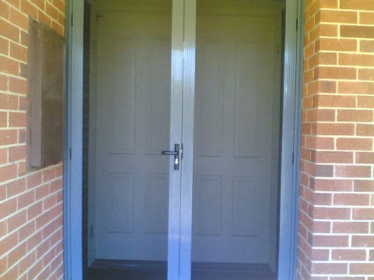 Double Hinged Security Doors